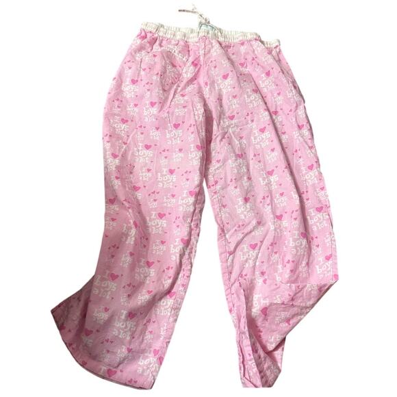 Be As You Are Fun & Funky Novelty Lounge Pants, "I Love Boys", Medium - Picture 1 of 4